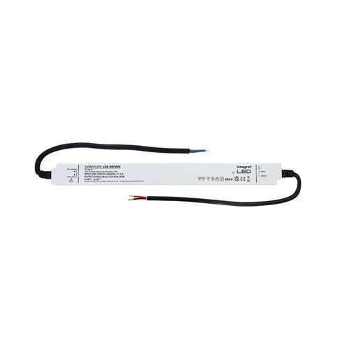 Integral LED Constant Voltage Long & Slim Driver 150W 24Vdc Ip66 Non-Dimm 180-264V Input  - ILDRCVC075