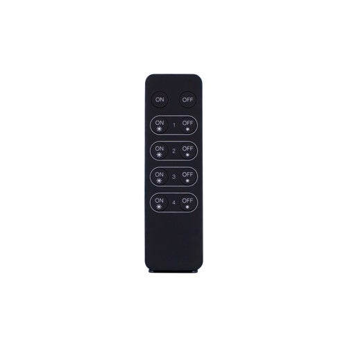 Integral LED Rf Handheld Remote Single Colour 4 Zone 3V 1Xcr2025 Battery Black For Ilrc014 Receiver  - ILRC032