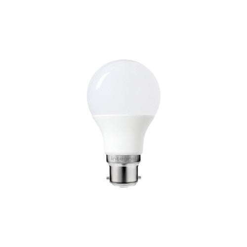 Integral LED Gls Bulb B22 470Lm 4W 2700K Non-Dimm 240 Beam Frosted Integral  - ILGLSB22NC107