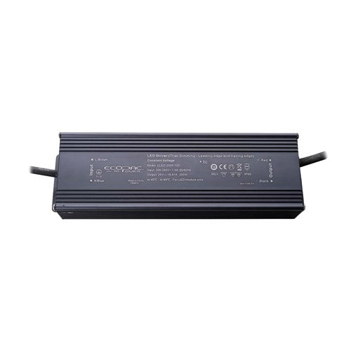 Integral LED Constant Voltage Driver 300W 24Vdc Ip66 Triac Dimmable 180-240V Input 20W Min Load  - ELED-300P-24T