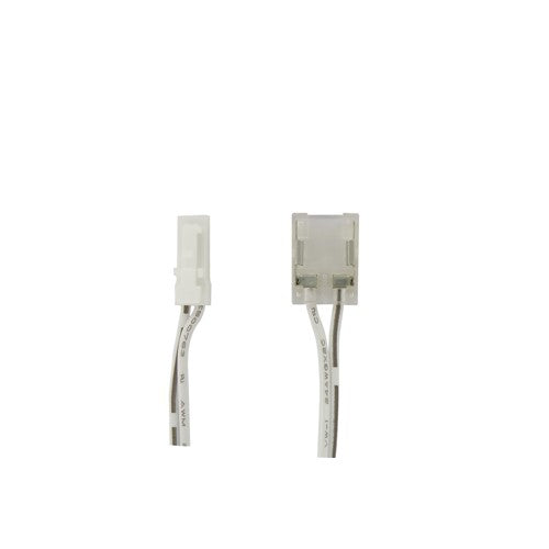 Integral LED 24V 2M Driver To Strip Connector Lead 2Pin 2.54Mm White Clip To Crimp On 10Mm Single Colour Strip Connector 3A Max  - ILDRAA127