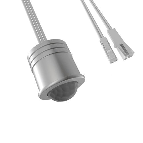 Integral LED 24V Channel Sensor Pir On/Off Surface Mounted Or Recessed 14Mm Cutout With 2Pin 2.54Mm White Clip Inline Connector For Strip Or Light 1.5M 2.5A Max  - ILDRAA115