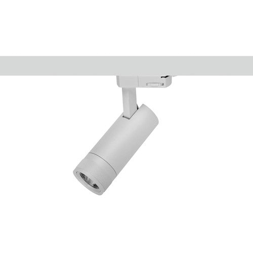 Integral LED Focuspro 8W White Led Spot Light Non-Dimmable Zoomable Beam Angle 18-50 Deg Track Mounted 3 Circuit 4000K 131Mm Cri90 500Lm 93Lm/W 220-240V  - ILTSL013