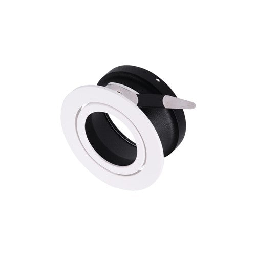 Integral LED Accentplus Downlight For Led Gu10 55Mm Cutout Ip20 White 20 Deg Two Sides Tiltable  - ILDL55N013