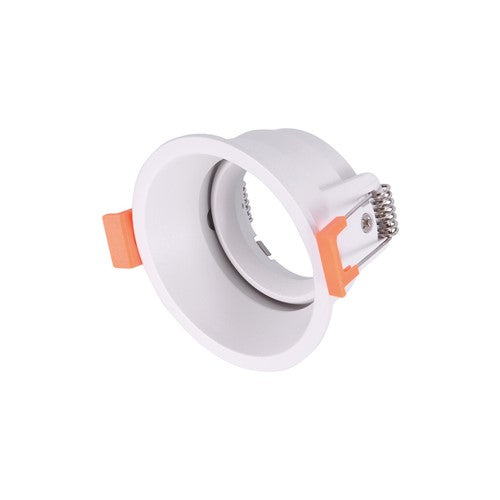 Integral LED Accentplus Downlight For Led Gu10 72Mm Cutout Ip20 White Round 30 Deg Two Sides Tiltable  - ILDL72N009