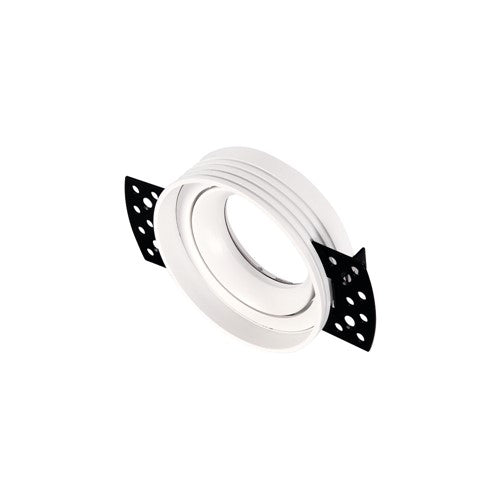 Integral LED Accentplus Downlight For Led Gu10 80Mm Cutout Ip20 Plaster In White 40 Deg Two Sides Tiltable  - ILDL75N014