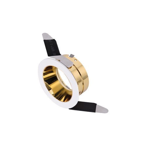 Integral LED Accentplus Downlight For Led Gu10 60Mm Cutout Ip20 Mirror Gold Round  - ILDL60N001