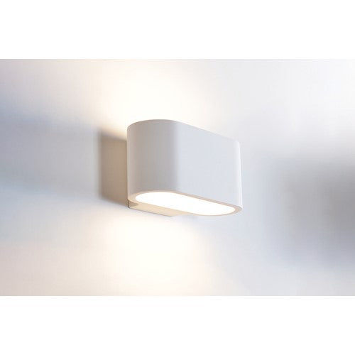 Integral LED Chania Indoor Decorative Plaster Wall Light Ip20 For 1 X G9 White Integral  - ILDEC004