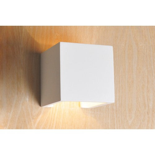 Integral LED Kozani Indoor Decorative Plaster Wall Light Ip20 For 1 X G9 White Integral  - ILDEC006