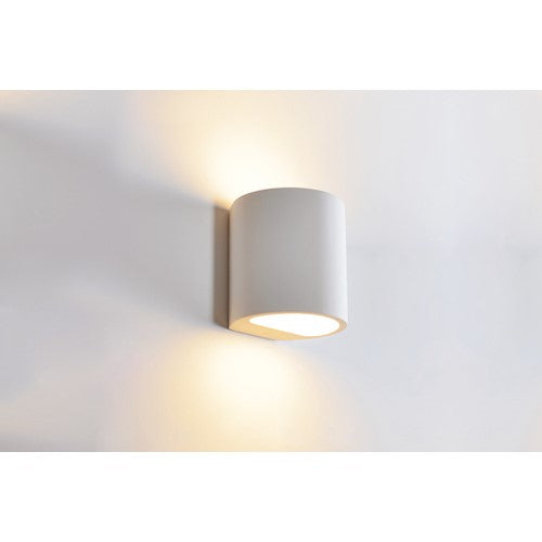 Integral LED Larissa Indoor Decorative Plaster Wall Light Ip20 For 1 X G9 White Integral  - ILDEC001