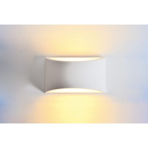 Integral LED Galatsi Indoor Decorative Plaster Wall Light Ip20 For 1 X G9 White Integral  - ILDEC013