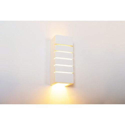 Integral LED Rafina Indoor Decorative Plaster Wall Light Ip20 For 1 X E14 White Integral  - ILDEC010