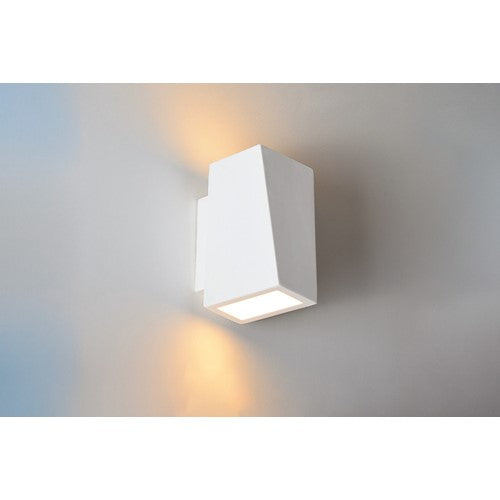 Integral LED Kastoria Indoor Decorative Plaster Wall Light Ip20 For 1 X G9 White Integral  - ILDEC009