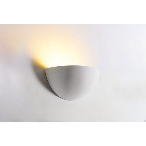 Integral LED Florina Indoor Decorative Plaster Wall Light Ip20 For 1 X E14 White Integral  - ILDEC008