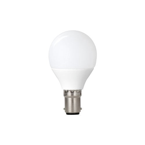 Integral LED Golf Ball Bulb B15 470Lm 4.2W 2700K Non-Dimm 240 Beam Frosted Integral  - ILGOLFB15NC052