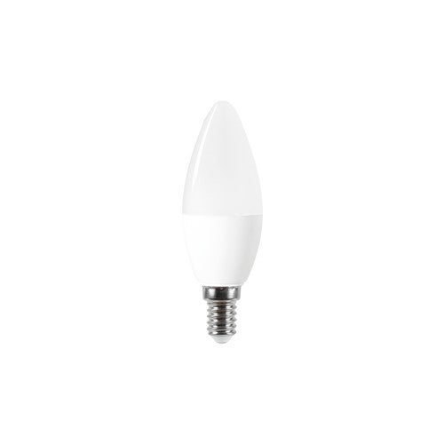 Integral LED Candle Bulb E14 470Lm 4.9W 5000K Non-Dimm 250 Beam Frosted Integral  - ILCANDE14NF061