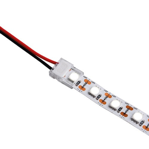 Integral LED White Button Clip 5Pack Strip To Wire For Ip20 10Mm Width Strip 2 Pin Dc3-24V / 5A Max Cable 0.5Mm²  - ILSTAA306