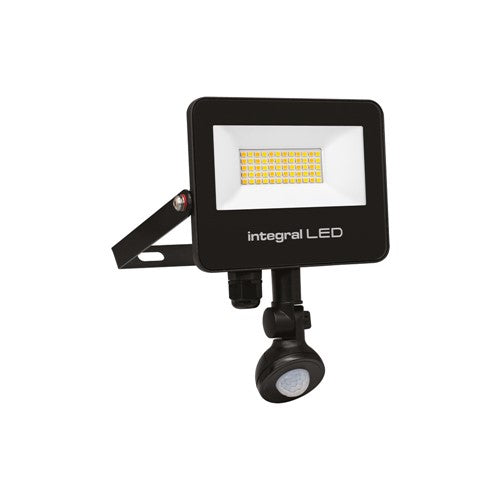 Integral LED Super Slim 2 Floodlight Ip67 2000Lm 20W Tuya 3000/4000/6500K Pir 120° Dimmable 100Lm/W Black Integral  - ILFLC251