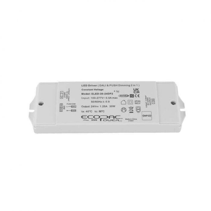 ELED-30-24DP2 DALI Dimmable LED Driver 30W 24V