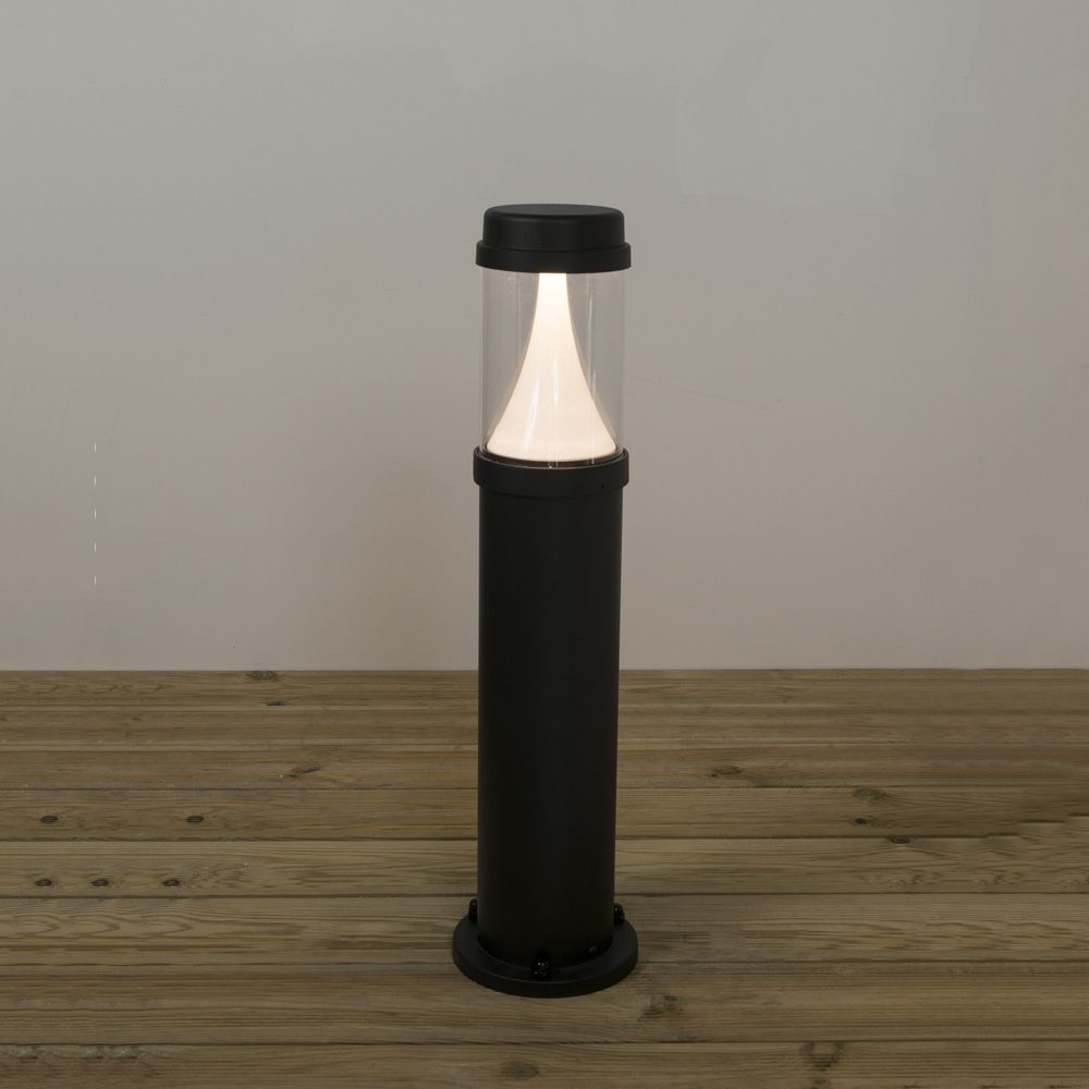 CORIA II 20W CCT LED 720MM FLAT TOP BOLLARD BLACK