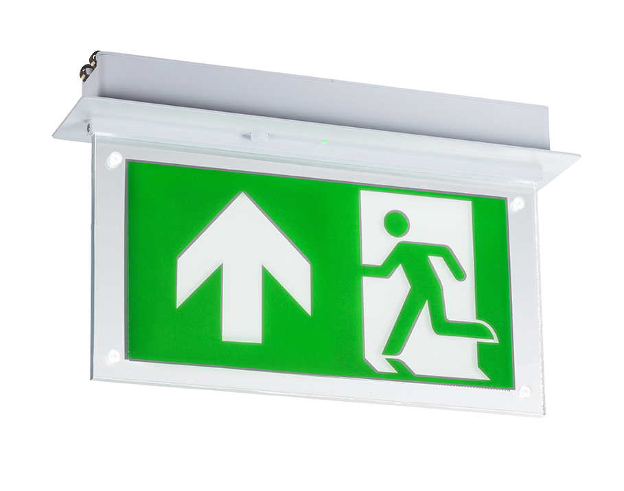 Knightsbridge EMLREC 230V 2W Recessed LED Emergency Exit sign - Knightsbridge - Sparks Warehouse