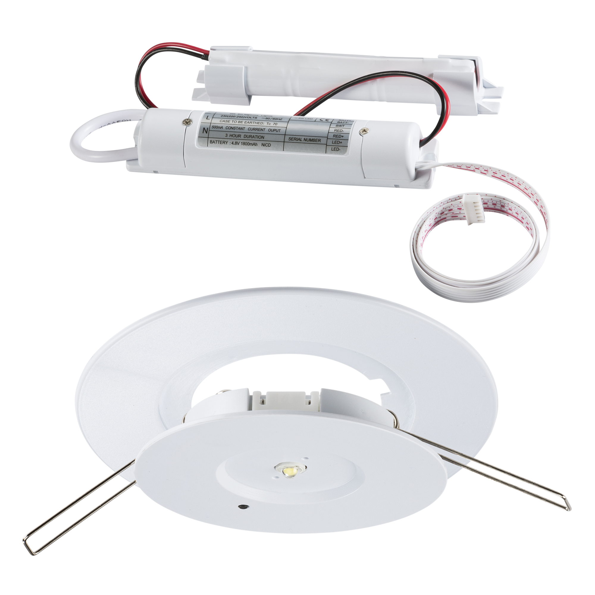 Knightsbridge EMPDL 3W LED EMERGENCY DOWNLIGHT (Non-maintained ) - Knightsbridge - Sparks Warehouse