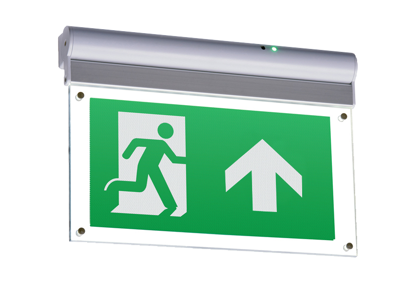 Knightsbridge EMXST 230V IP20 4W LED Self-Test Exit Sign - Knightsbridge - Sparks Warehouse