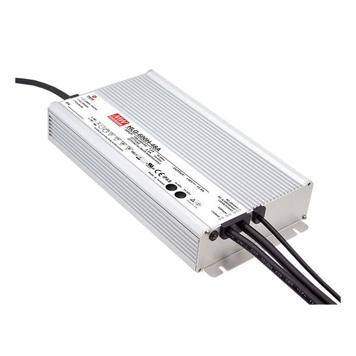 HLG-600H-BS - Mean Well HLG-600HB Series IP67 Rated LED Driver 480W - 605W 12V – 54V LED Driver Meanwell - Easy Control Gear