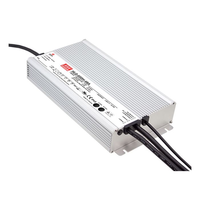 HLG-600H-42B - Mean Well LED Driver HLG-600H-42B 600W 42V LED Driver Meanwell - Easy Control Gear