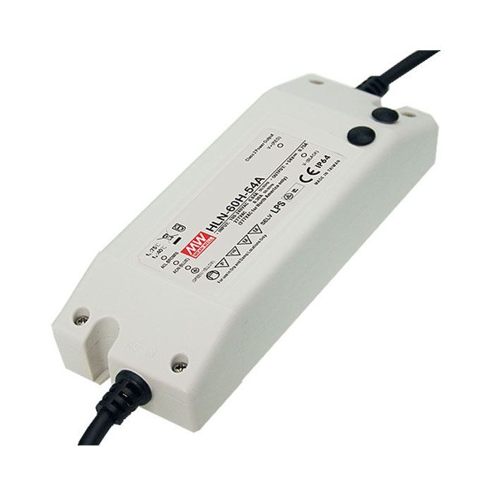 HLN-60H-BS - Mean Well HLN-60HB Series Dimmable LED Driver 60W 12V – 54V LED Driver Meanwell - Easy Control Gear