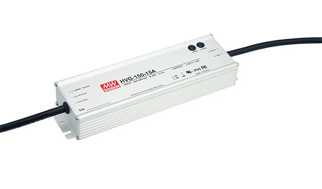 HVG-150-S - Mean Well HVG-150 Series LED Driver 150W 15V – 54V LED Driver Meanwell - Easy Control Gear