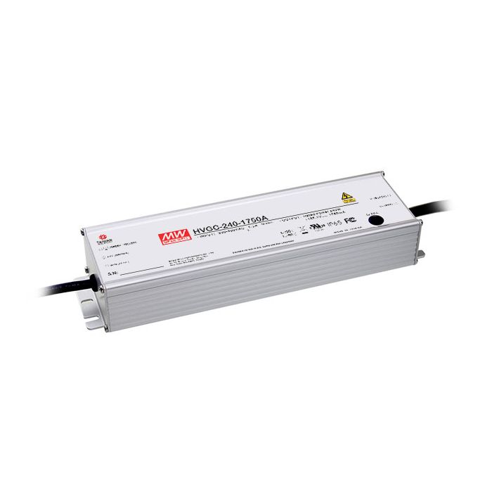 HVGC-240-1050B - Mean Well LED Driver HVGC-240-1050B 240W 1050mA LED Driver Meanwell - Easy Control Gear