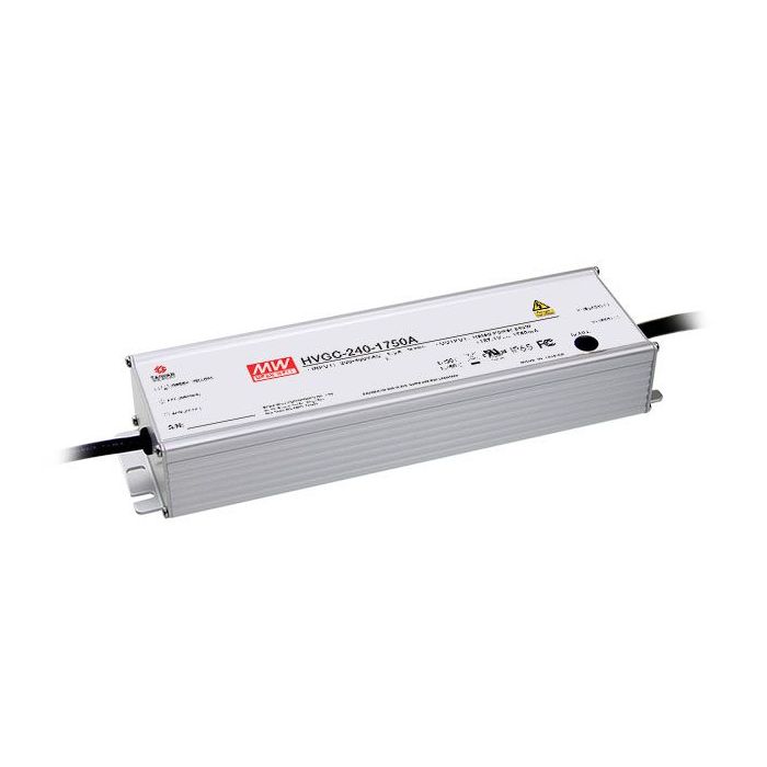 HVGC-240-BS - Mean Well HVGC-240 Series LED Driver 240W 350mA - 1400mA LED Driver Meanwell - Easy Control Gear